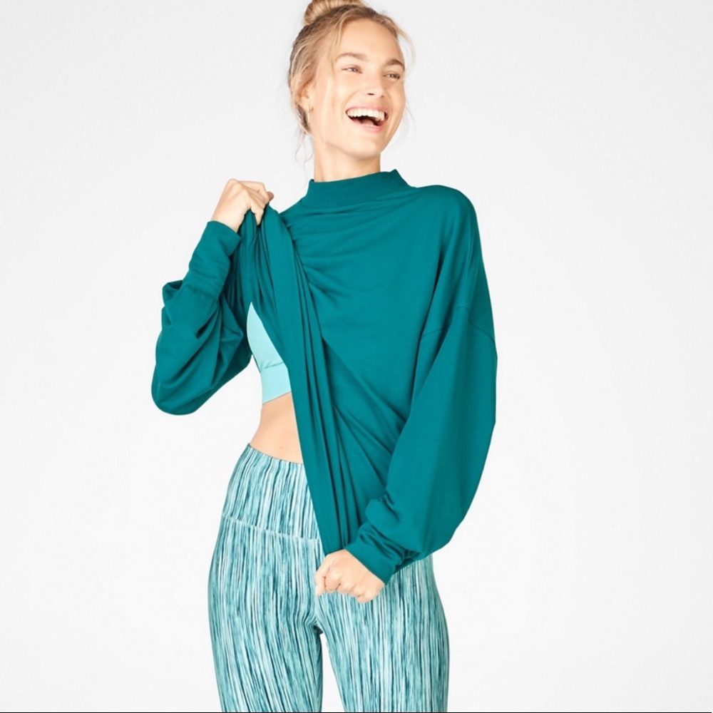 Fabletics Jody Mock Neck Pullover